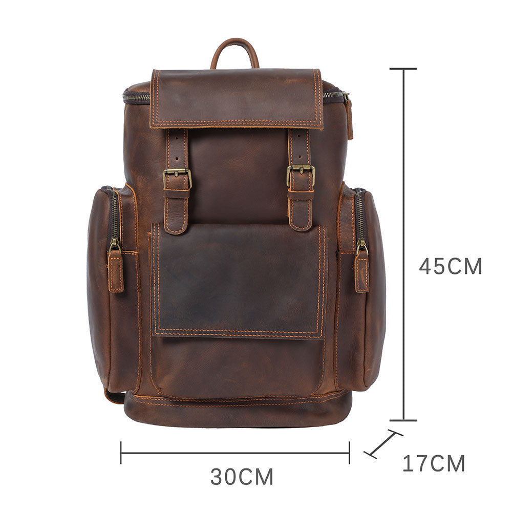 Charles - Sac à dos en cuir pour hommes