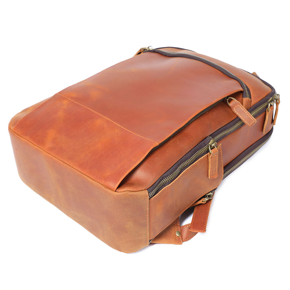 Andrew - Sac à dos en cuir pour ordinateur portable pour hommes