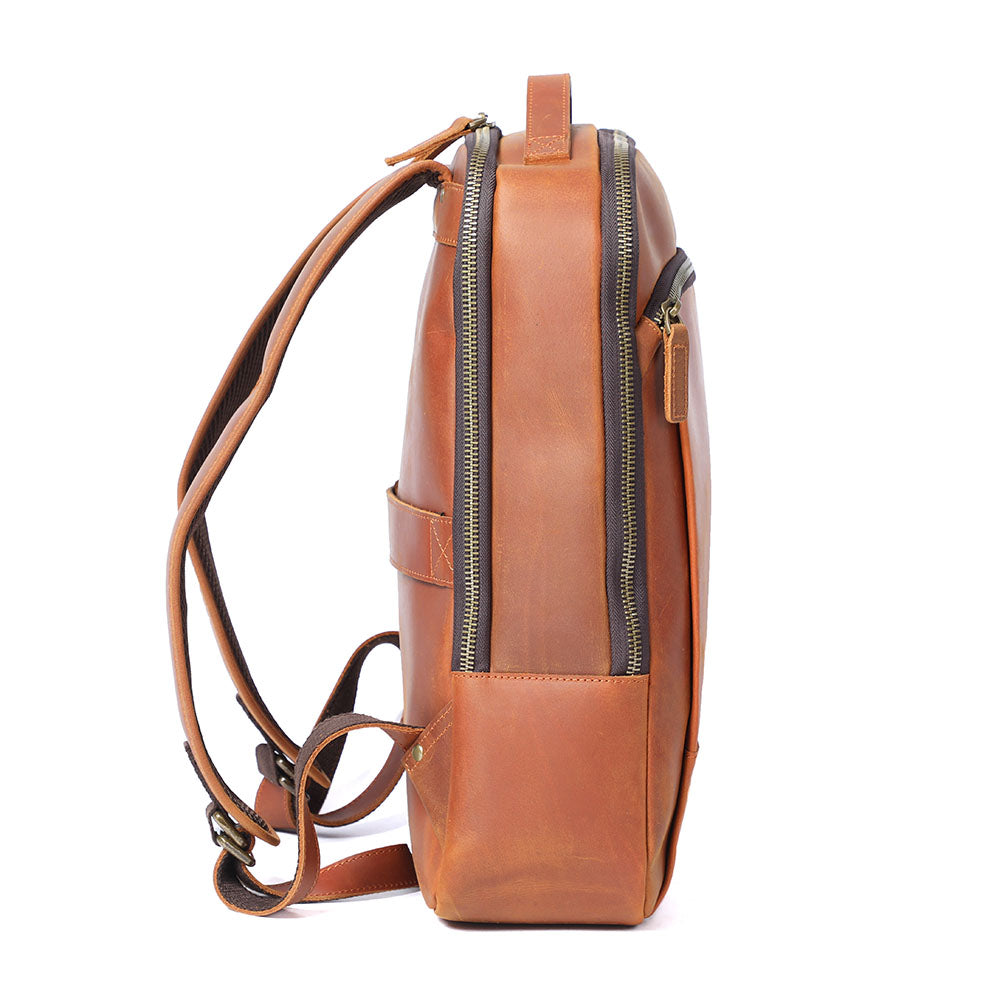 Andrew - Sac à dos en cuir pour ordinateur portable pour hommes
