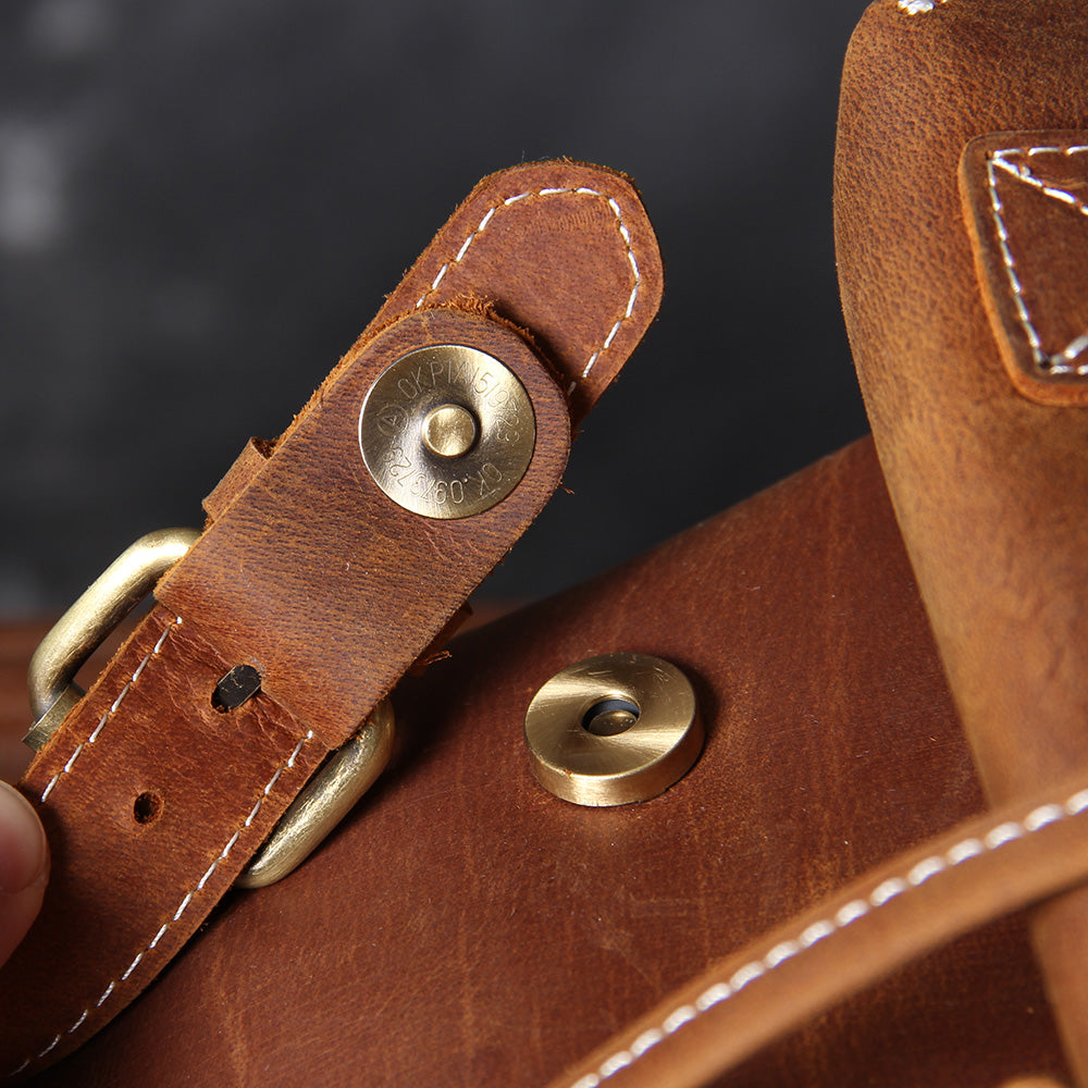 Jeffrey - Sac à dos en cuir classique et durable