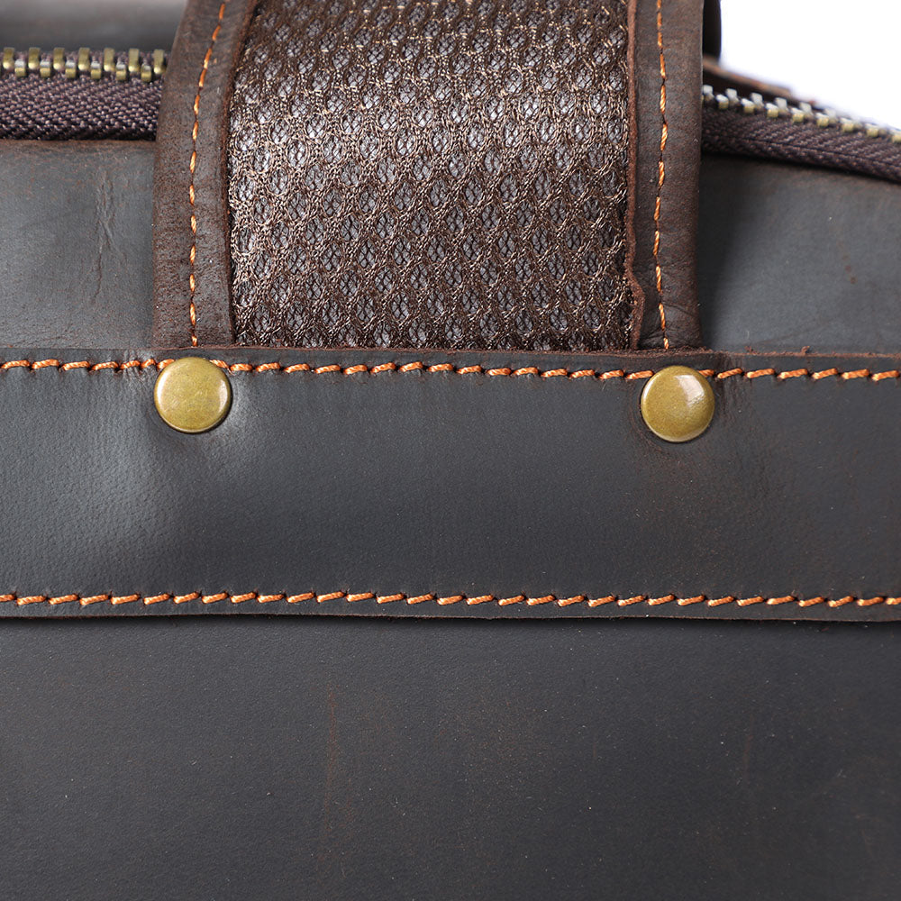 Andrew - Sac à dos en cuir pour ordinateur portable pour hommes