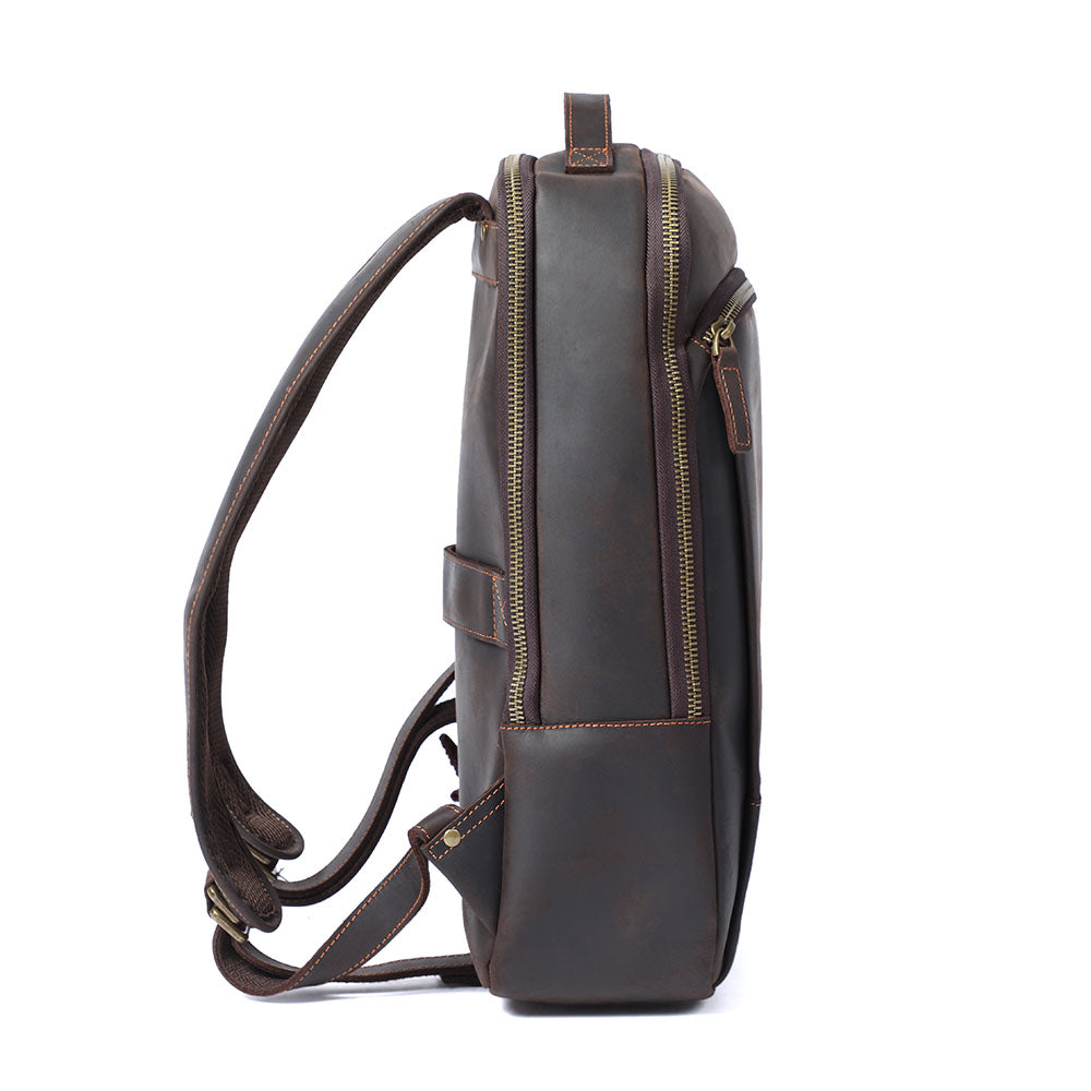 Andrew - Sac à dos en cuir pour ordinateur portable pour hommes