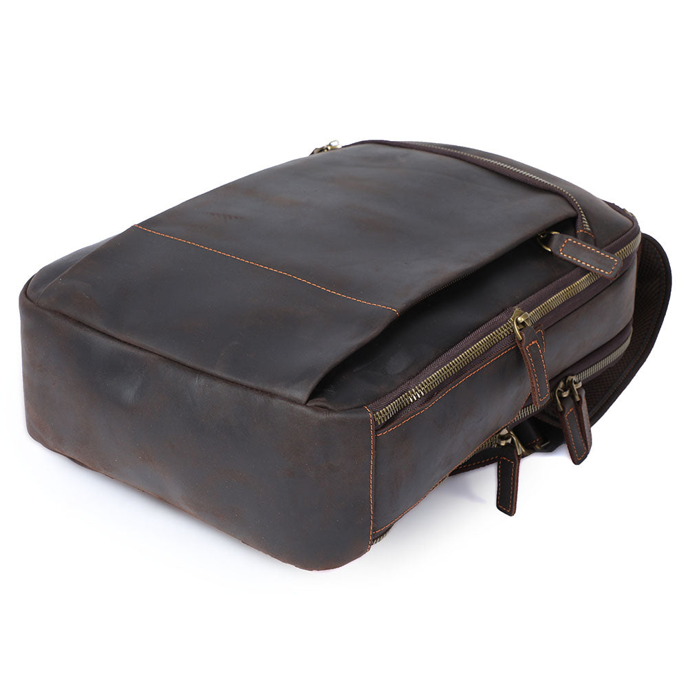 Andrew - Sac à dos en cuir pour ordinateur portable pour hommes