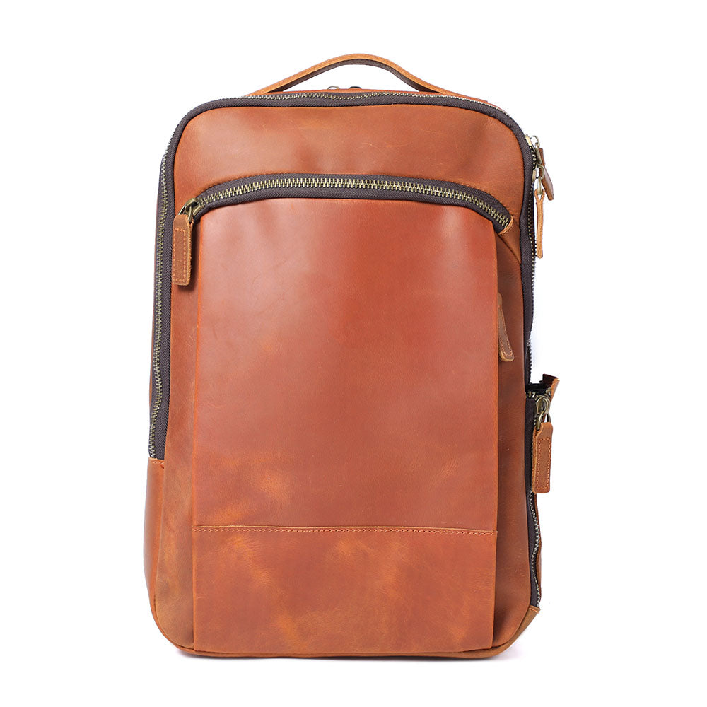 Andrew - Sac à dos en cuir pour ordinateur portable pour hommes
