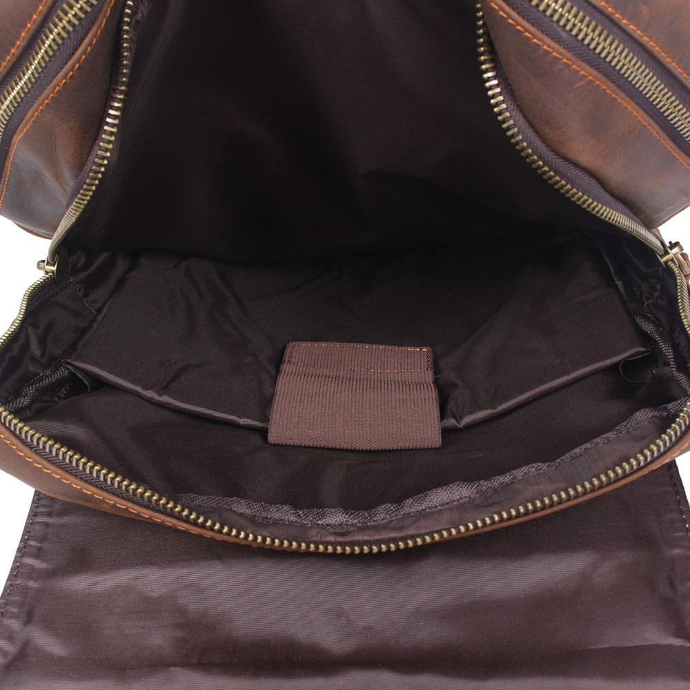 Robert - Sac à dos de voyage en cuir rétro