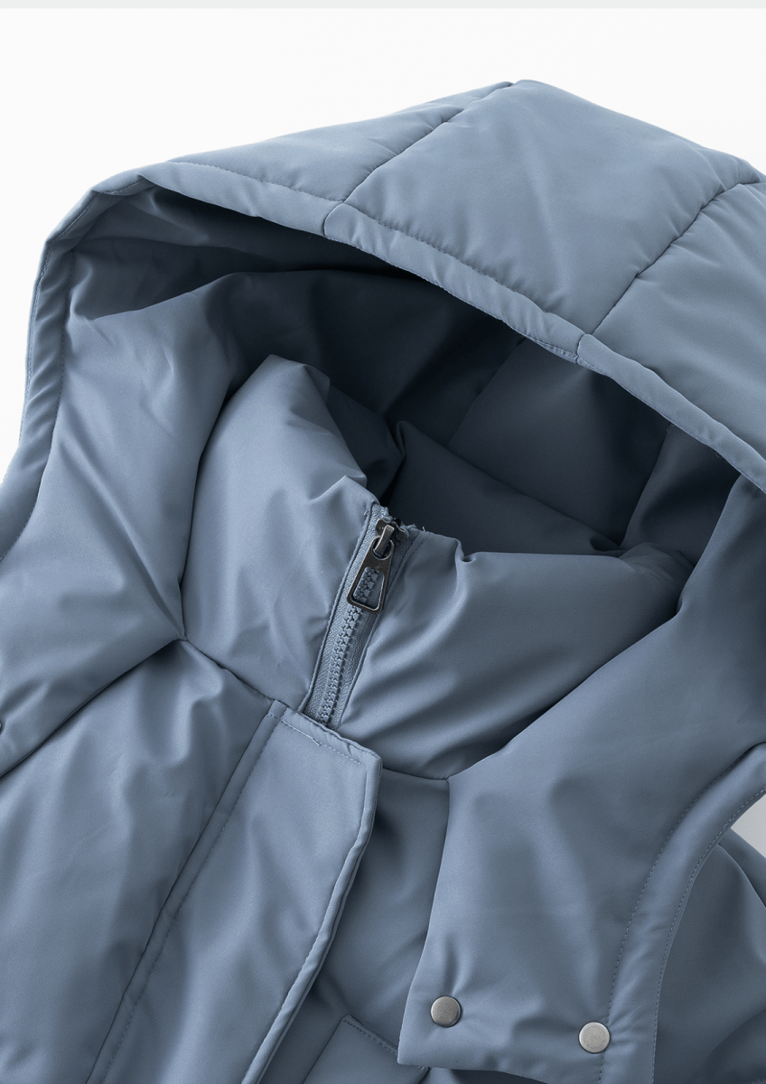 LUNA | Manteau Long Puffer avec Capuche