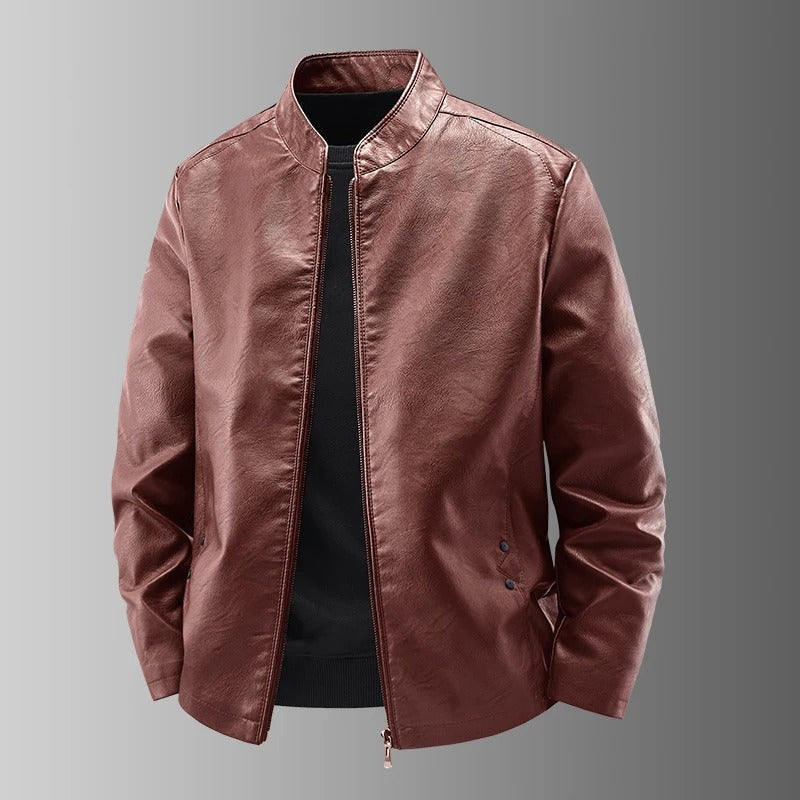 Veste en Cuir de Motard