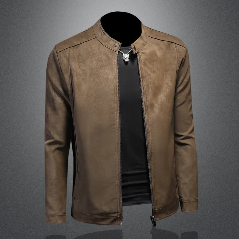 Éric | Veste Motard en Similicuir pour Homme