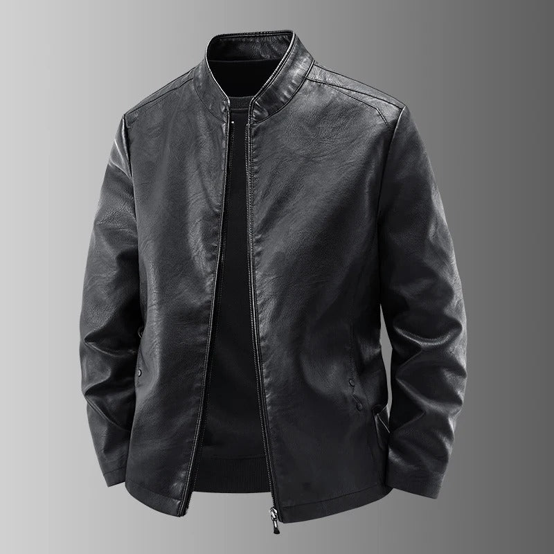 Veste en Cuir de Motard