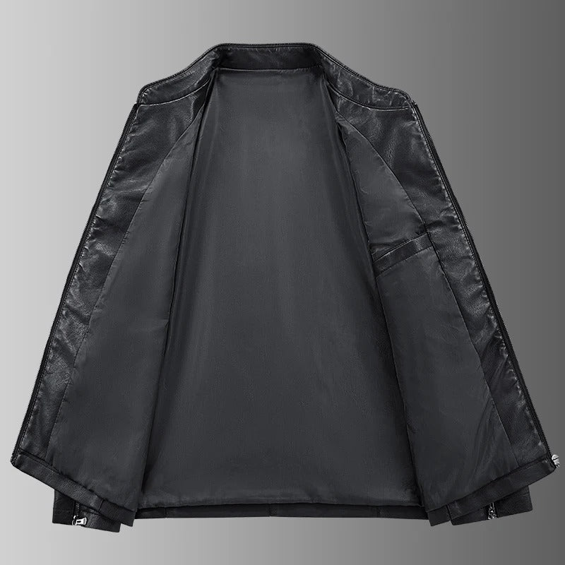 Veste en Cuir de Motard