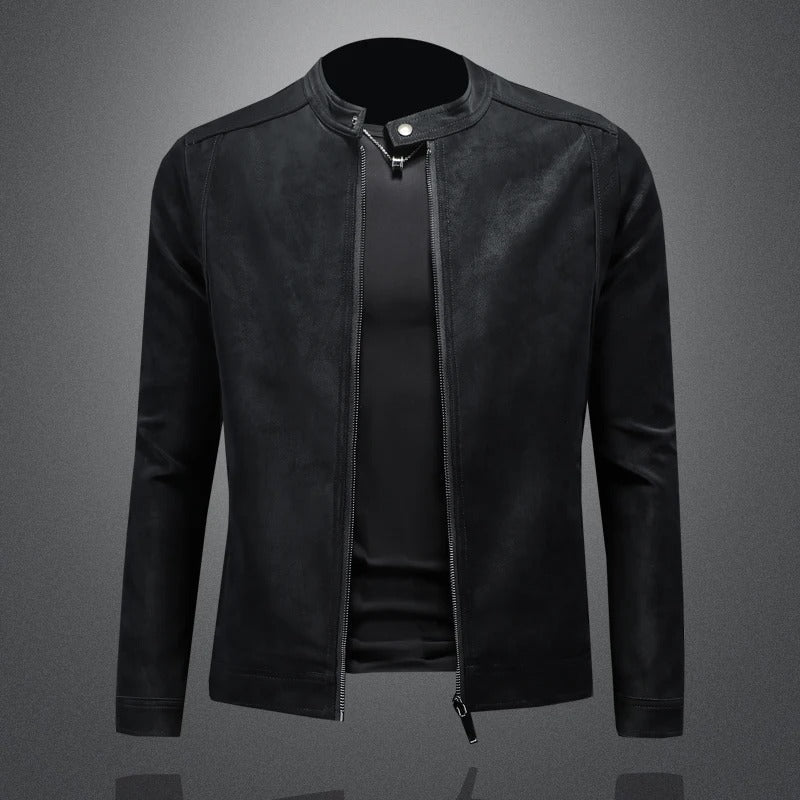 Éric | Veste Motard en Similicuir pour Homme