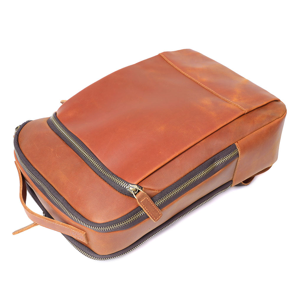 Andrew - Sac à dos en cuir pour ordinateur portable pour hommes