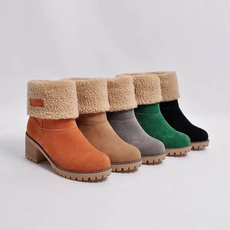 La Maison Élise® | Mi-Mollet en Laine Bottes