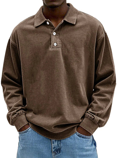Polo à manches longues Smart-Casual
