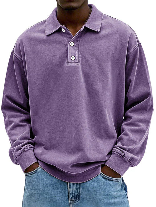 Polo à manches longues Smart-Casual