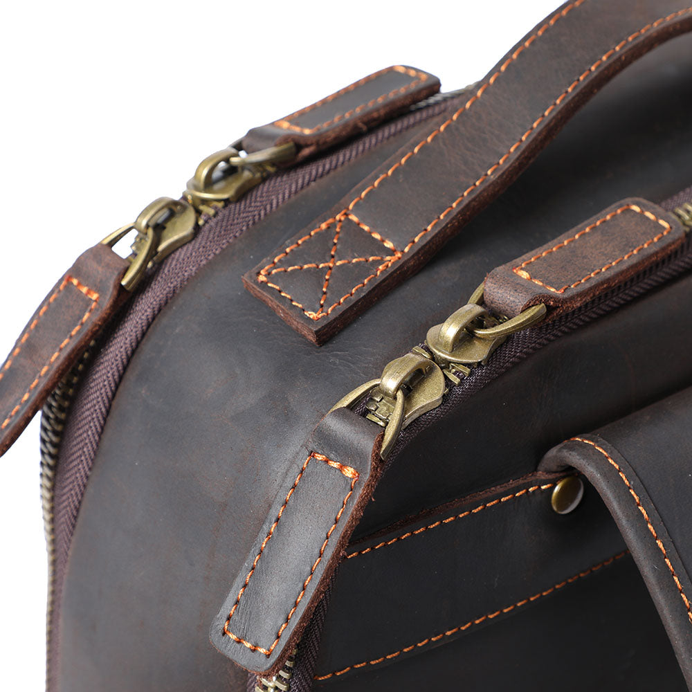 Andrew - Sac à dos en cuir pour ordinateur portable pour hommes