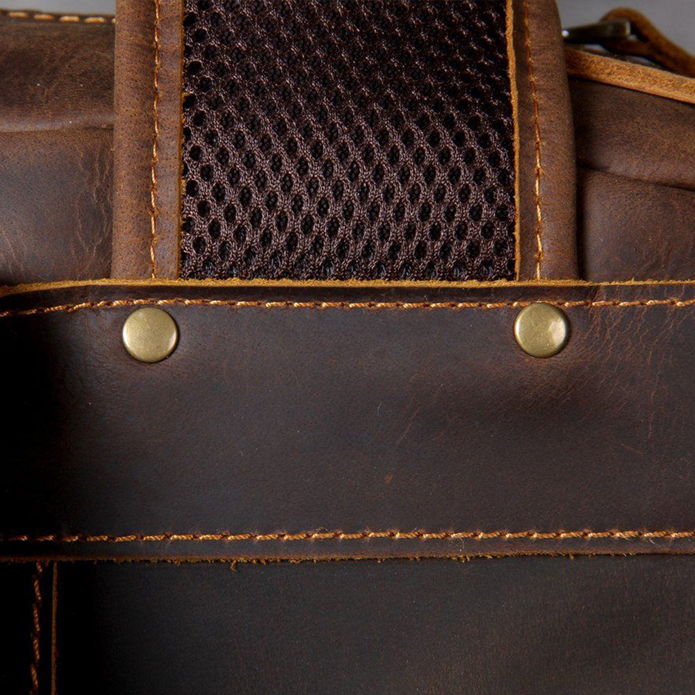 Jason - Sac à dos en cuir tan premium