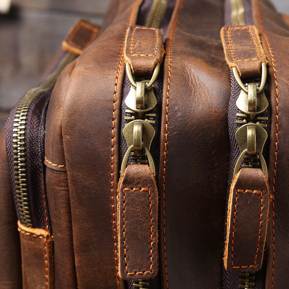 Robert - Sac à dos de voyage en cuir rétro