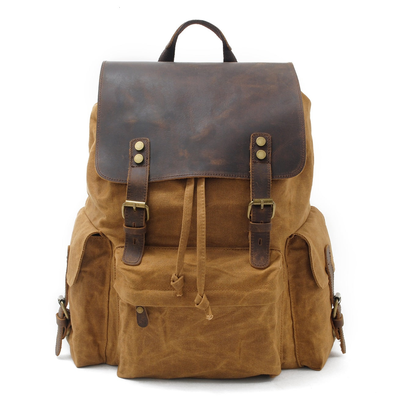 Jacob - Sac à dos vintage en toile cirée
