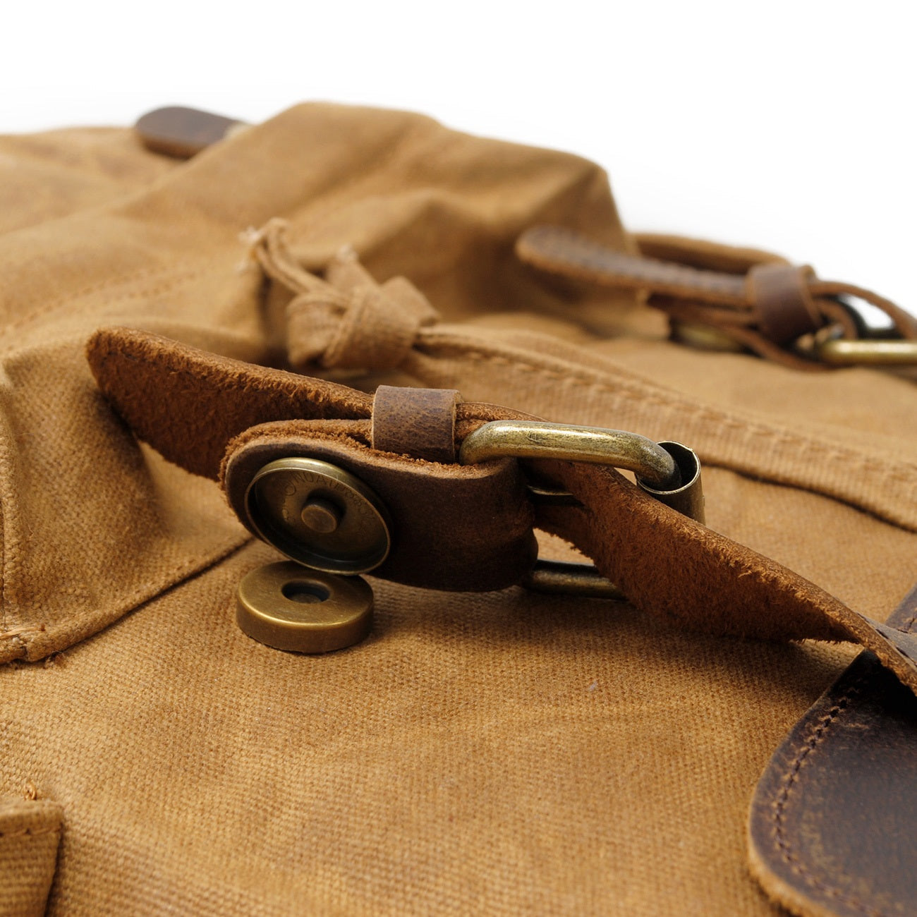 Jacob - Sac à dos vintage en toile cirée