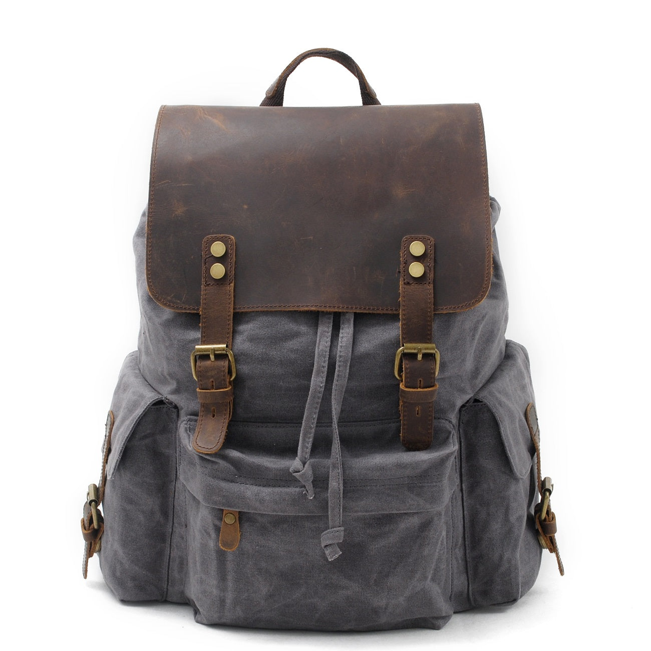 Jacob - Sac à dos vintage en toile cirée