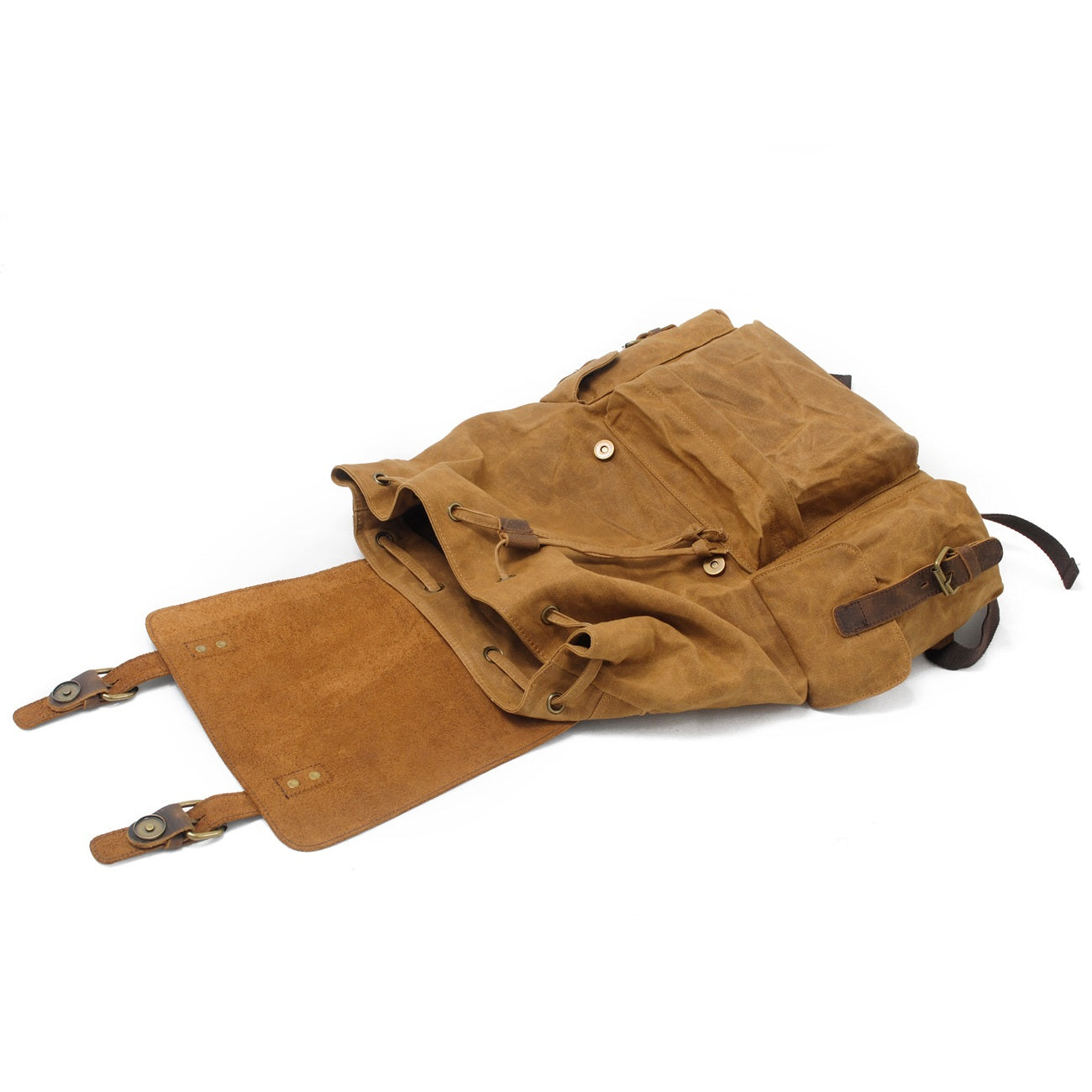 Jacob - Sac à dos vintage en toile cirée