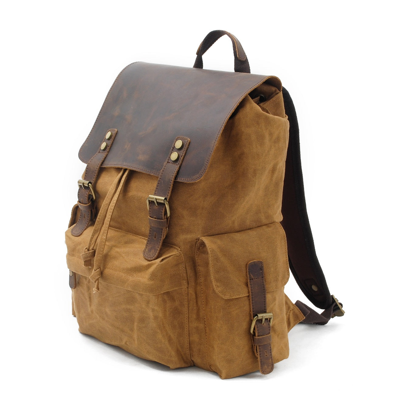 Jacob - Sac à dos vintage en toile cirée