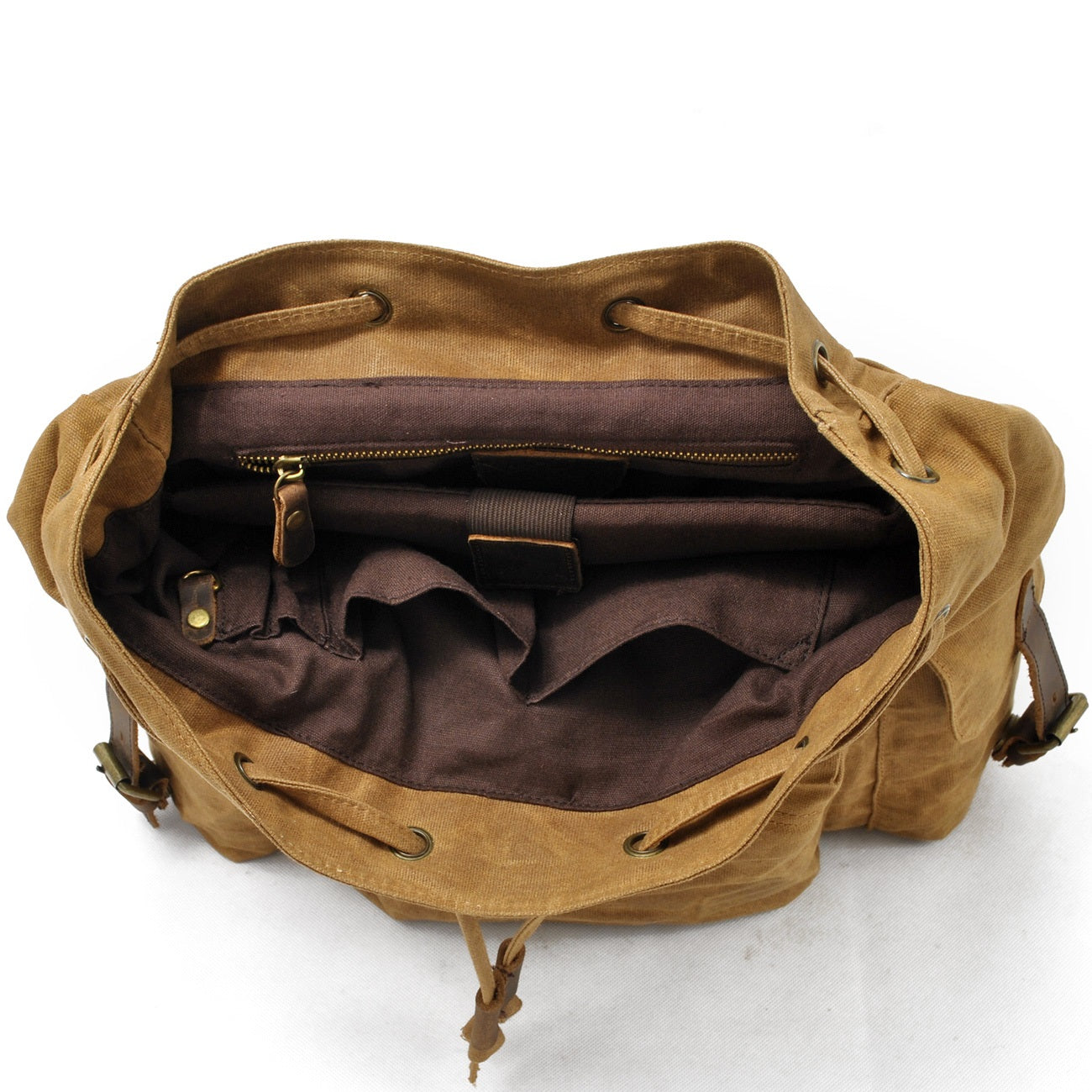 Jacob - Sac à dos vintage en toile cirée