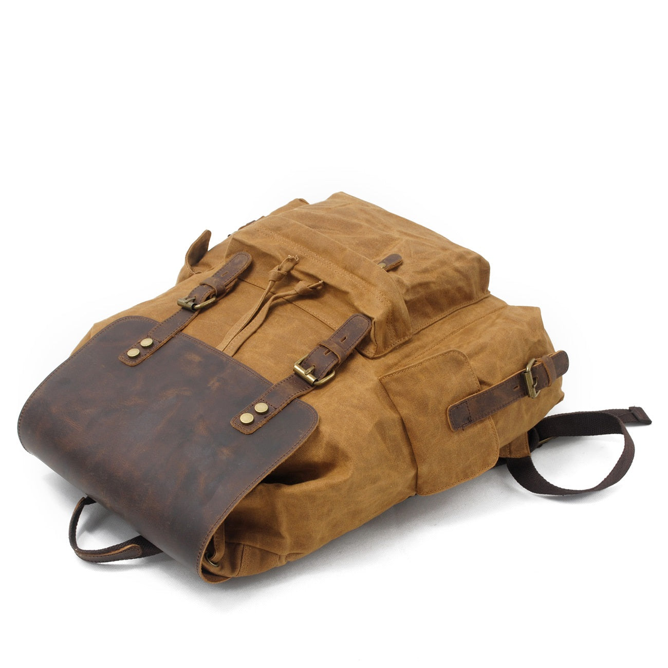 Jacob - Sac à dos vintage en toile cirée