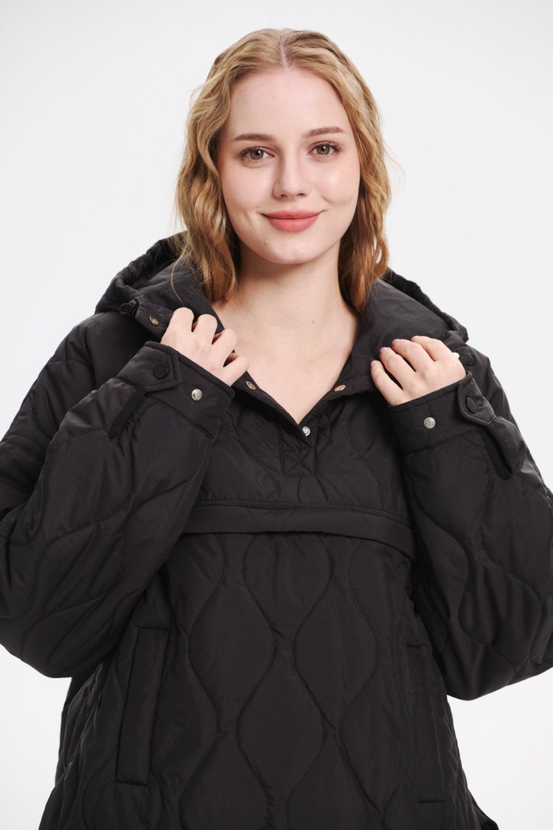 SAULE | Veste à Capuche Imperméable en Matelassé