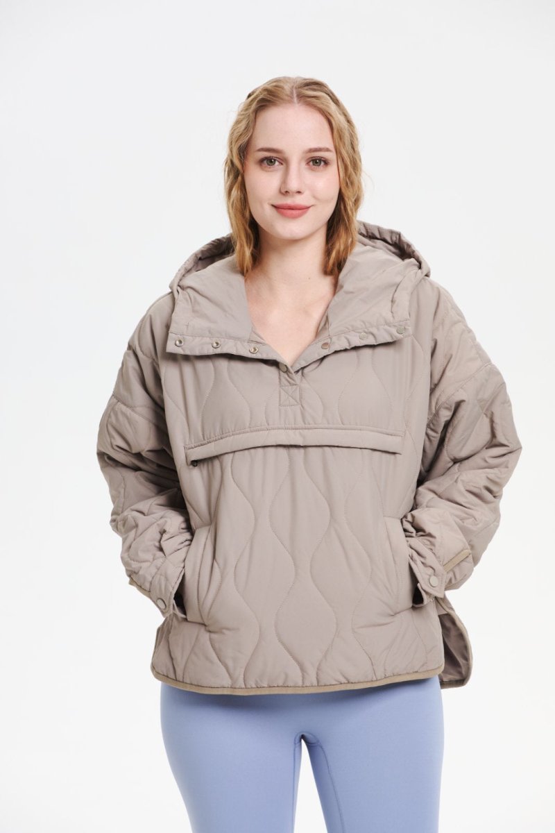 SAULE | Veste à Capuche Imperméable en Matelassé