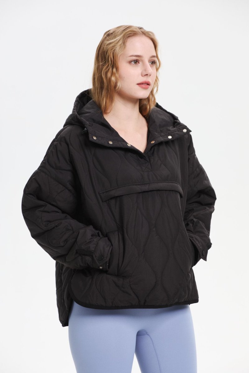 SAULE | Veste à Capuche Imperméable en Matelassé