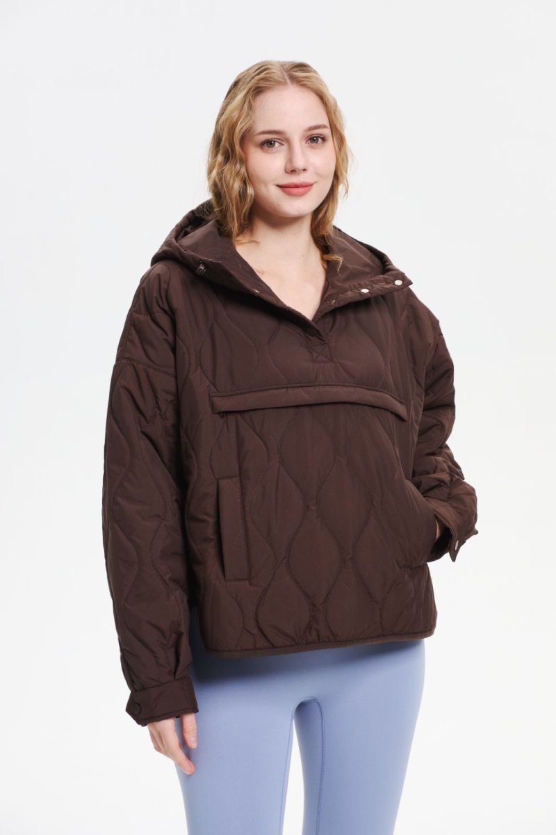 SAULE | Veste à Capuche Imperméable en Matelassé