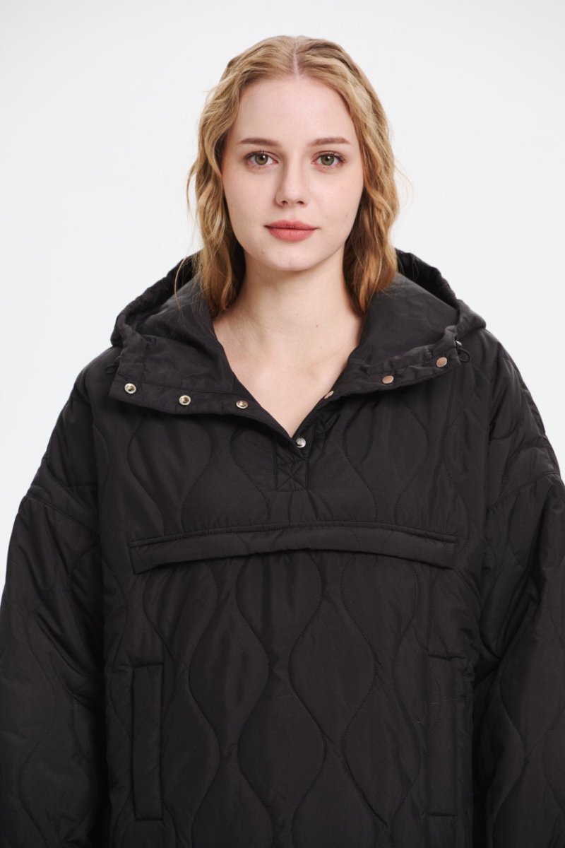 SAULE | Veste à Capuche Imperméable en Matelassé