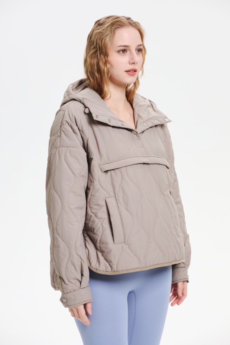 SAULE | Veste à Capuche Imperméable en Matelassé
