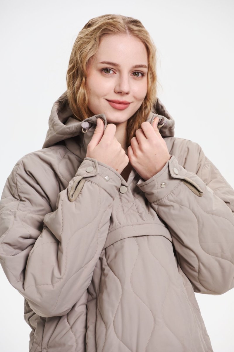 SAULE | Veste à Capuche Imperméable en Matelassé
