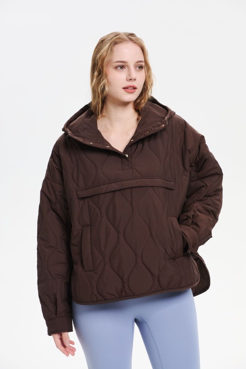 SAULE | Veste à Capuche Imperméable en Matelassé