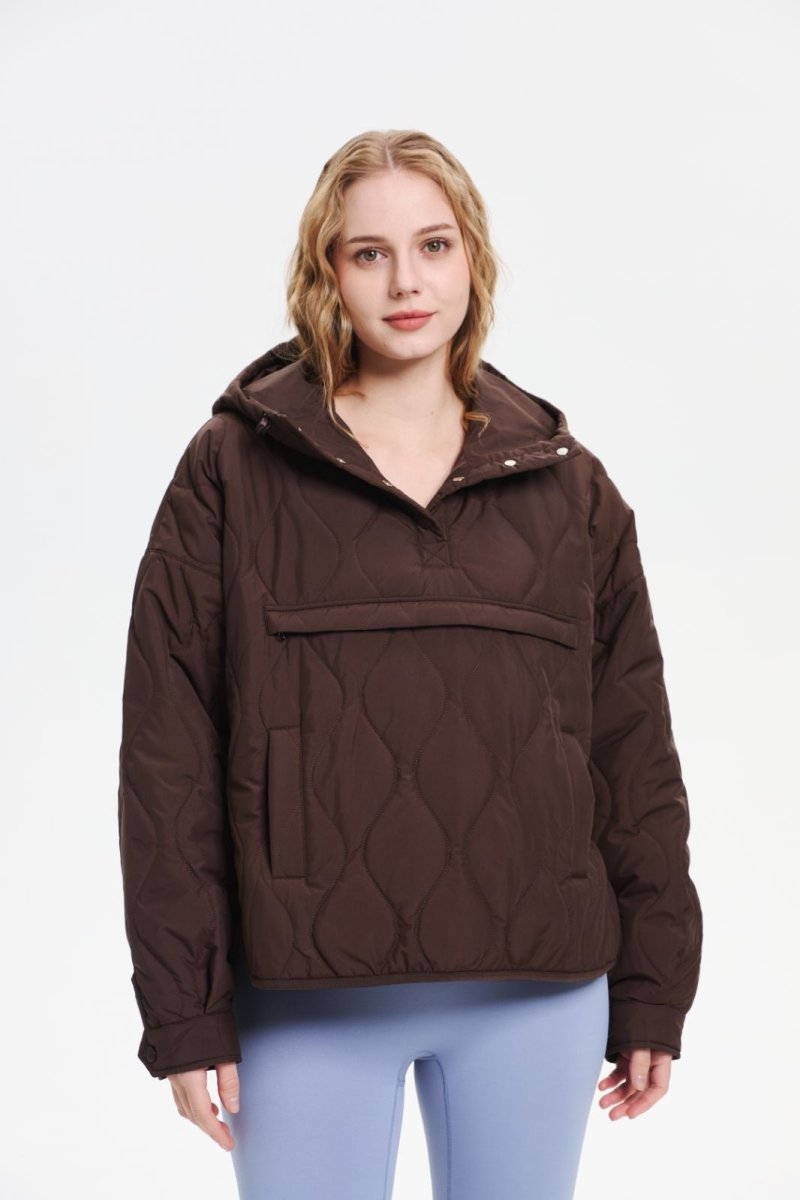 SAULE | Veste à Capuche Imperméable en Matelassé