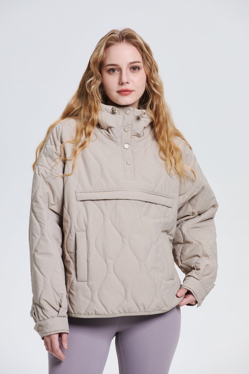 SAULE | Veste à Capuche Imperméable en Matelassé