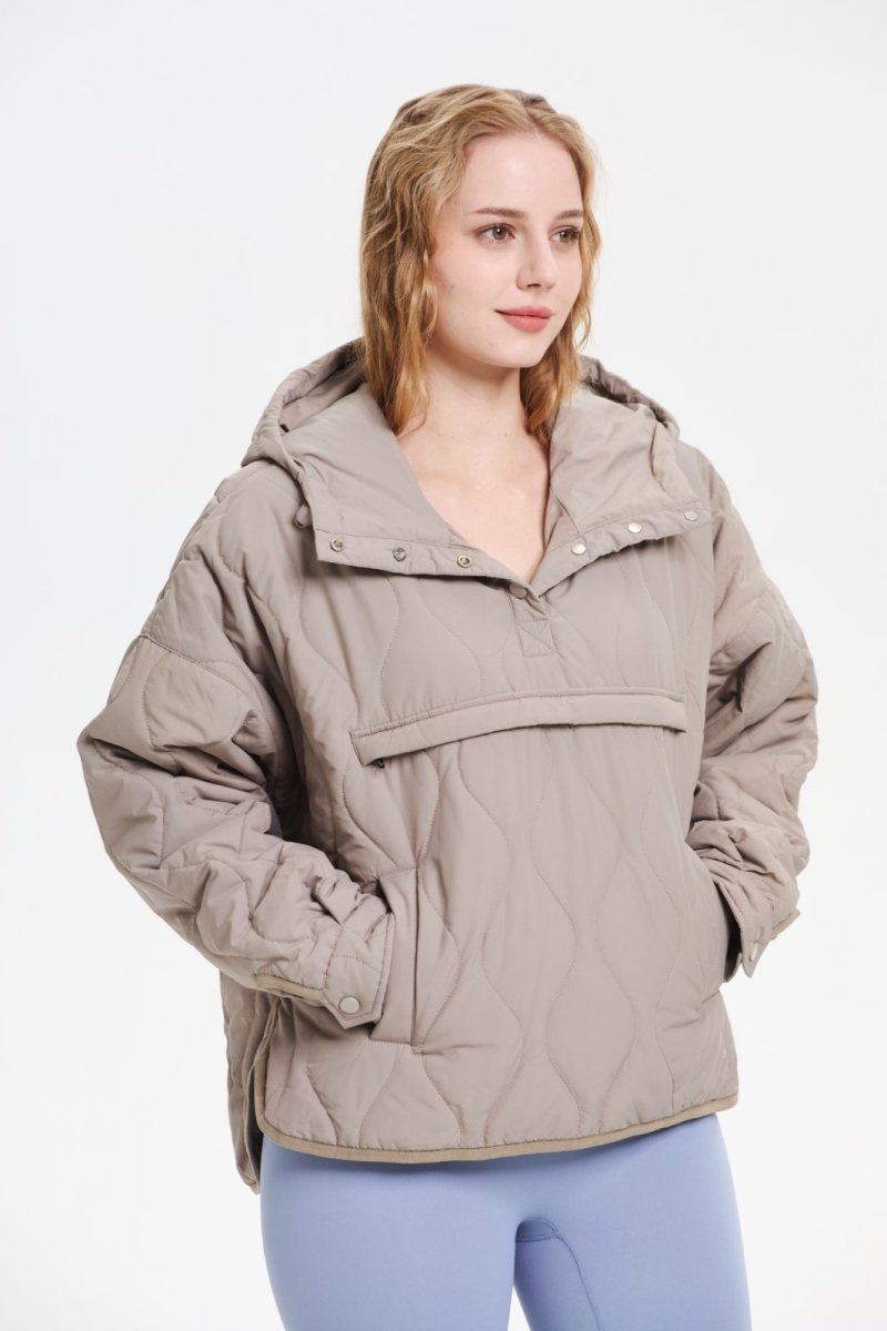 SAULE | Veste à Capuche Imperméable en Matelassé
