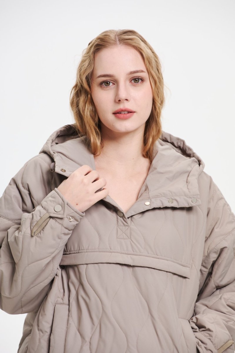 SAULE | Veste à Capuche Imperméable en Matelassé