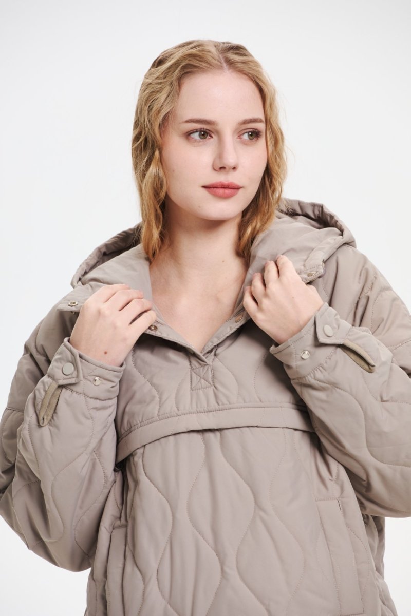 SAULE | Veste à Capuche Imperméable en Matelassé