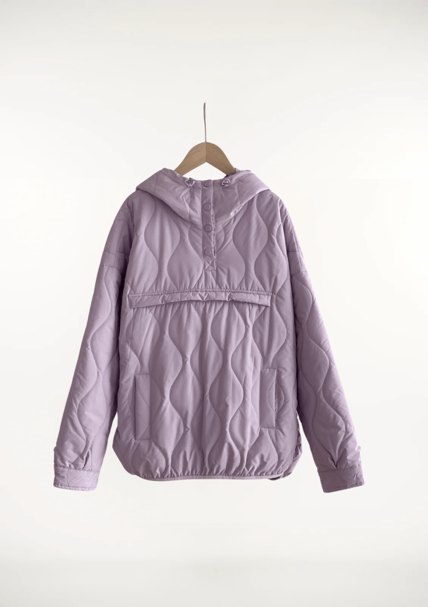 SAULE | Veste à Capuche Imperméable en Matelassé