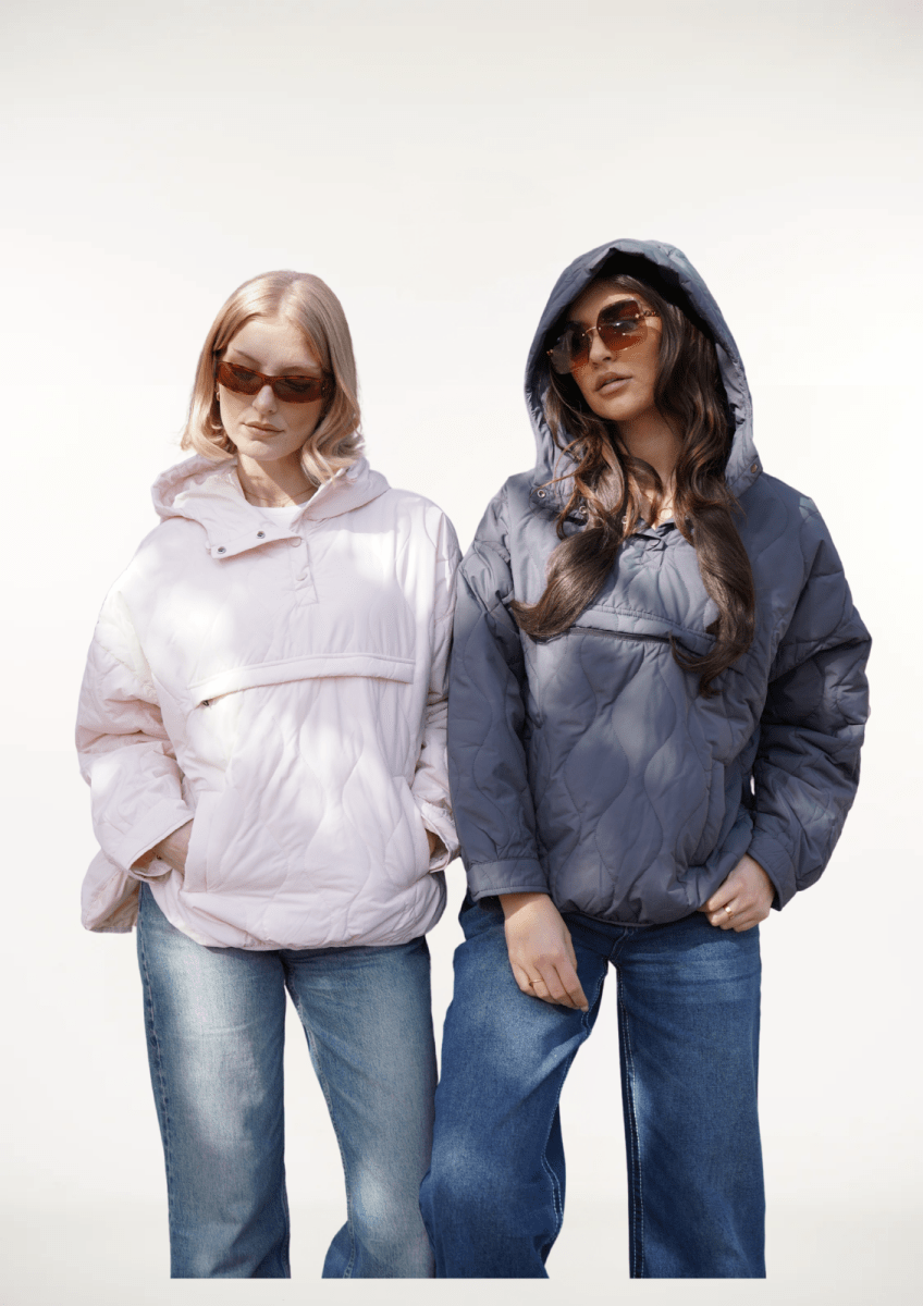 SAULE | Veste à Capuche Imperméable en Matelassé