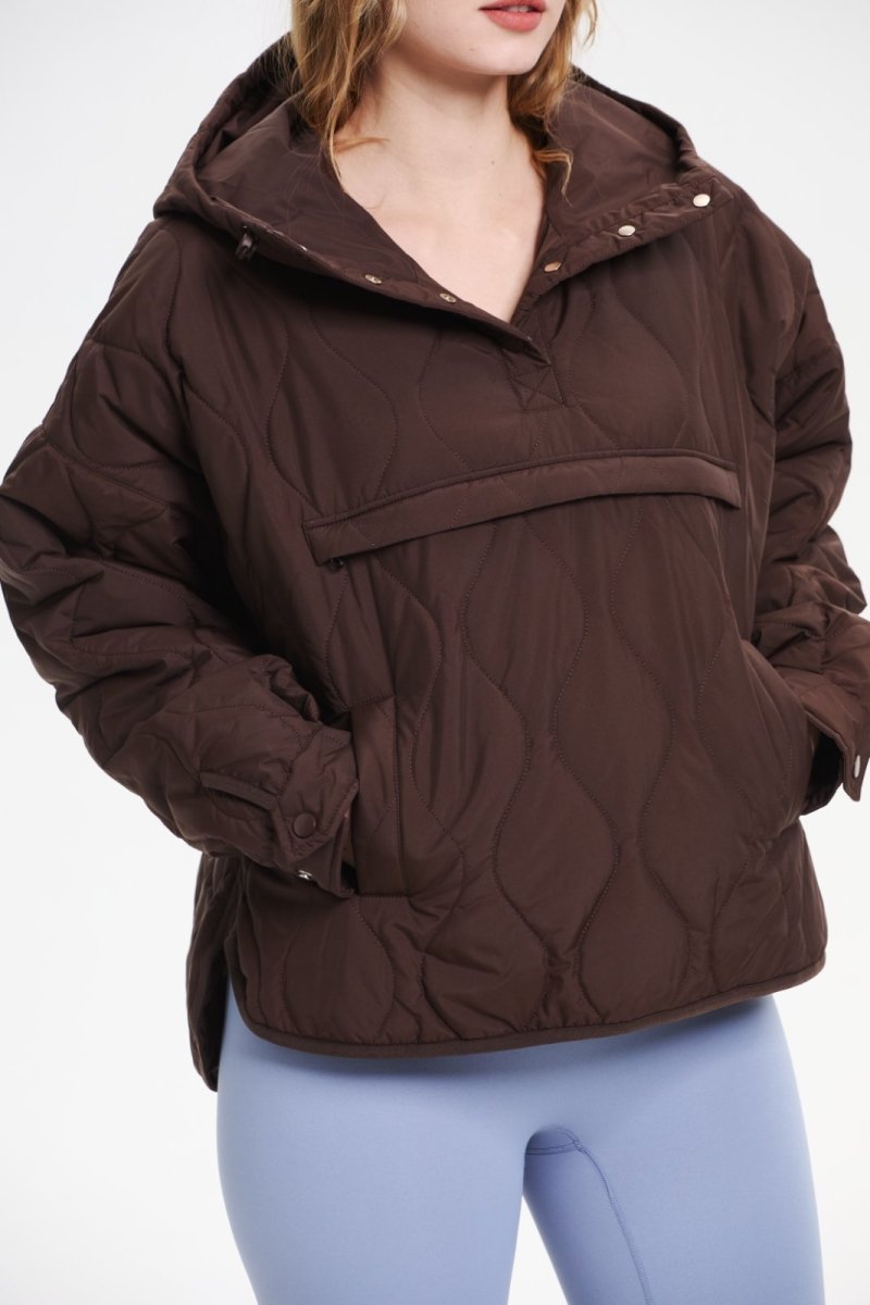 SAULE | Veste à Capuche Imperméable en Matelassé