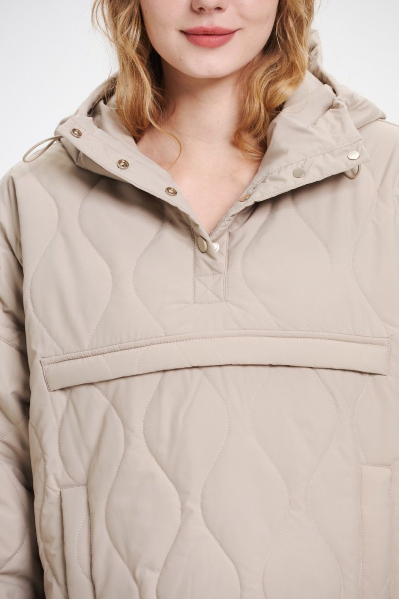 SAULE | Veste à Capuche Imperméable en Matelassé