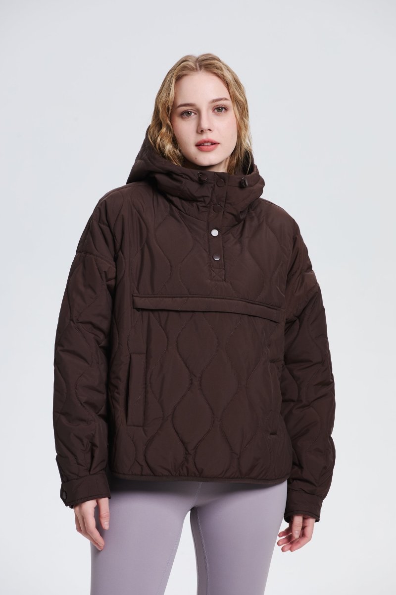 SAULE | Veste à Capuche Imperméable en Matelassé