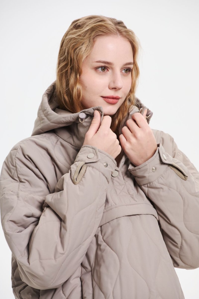 SAULE | Veste à Capuche Imperméable en Matelassé