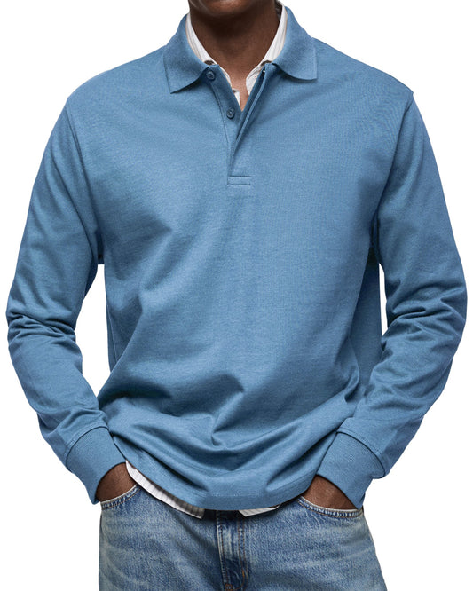 Marc-André | POLO DE LUXE À MANCHES LONGUES