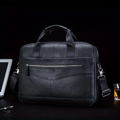 Jared - Sac messager en cuir à bandoulière